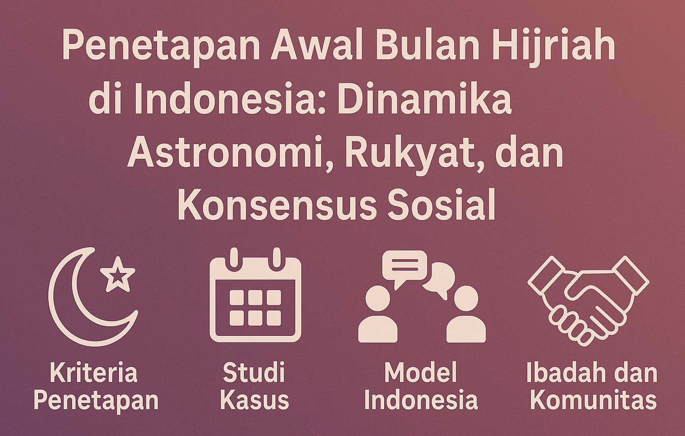 Penetapan Awal Bulan Hijriah di Indonesia: