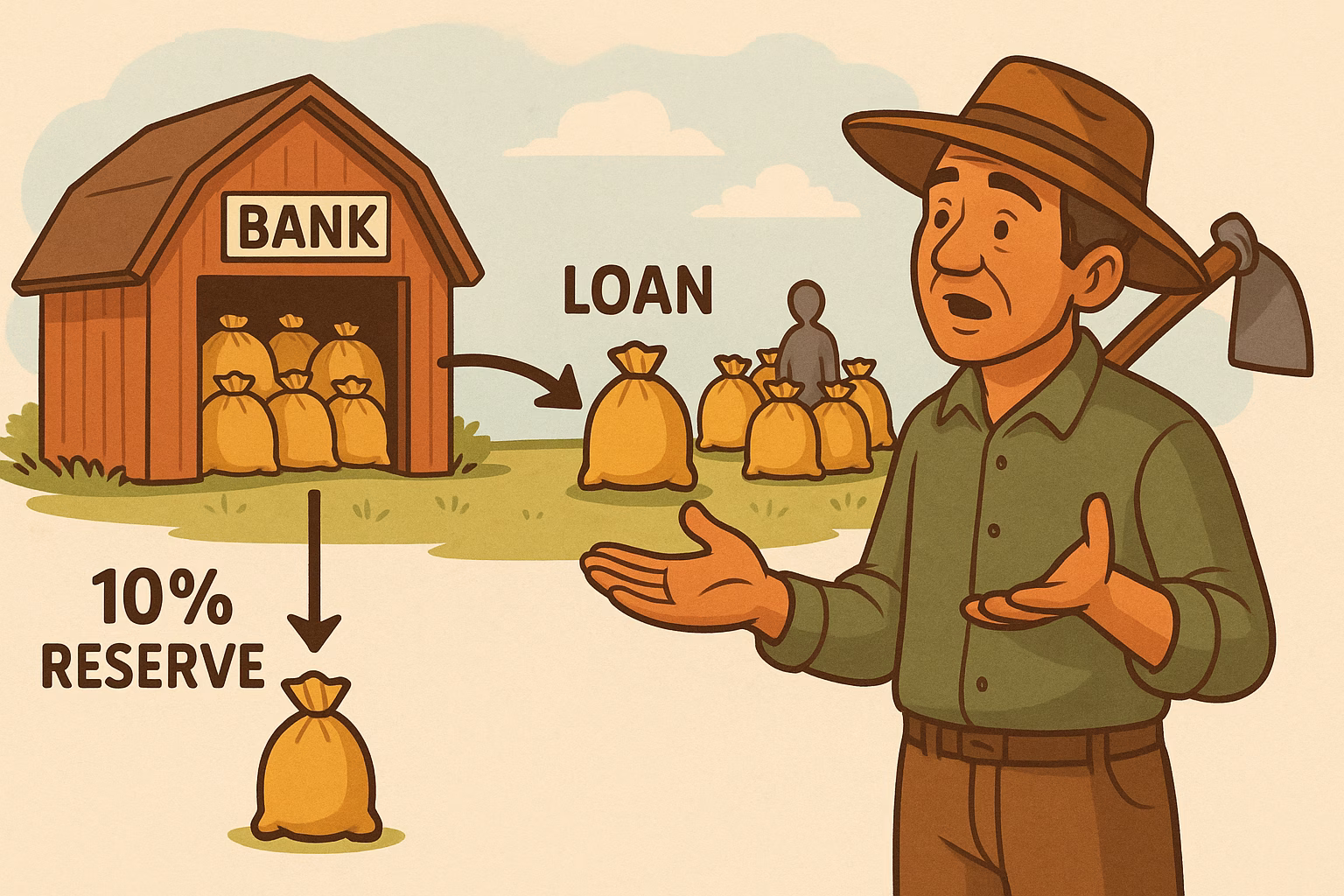Uangmu Menyusut Diam-Diam: Ketidakadilan Sistem Fractional Reserve Banking