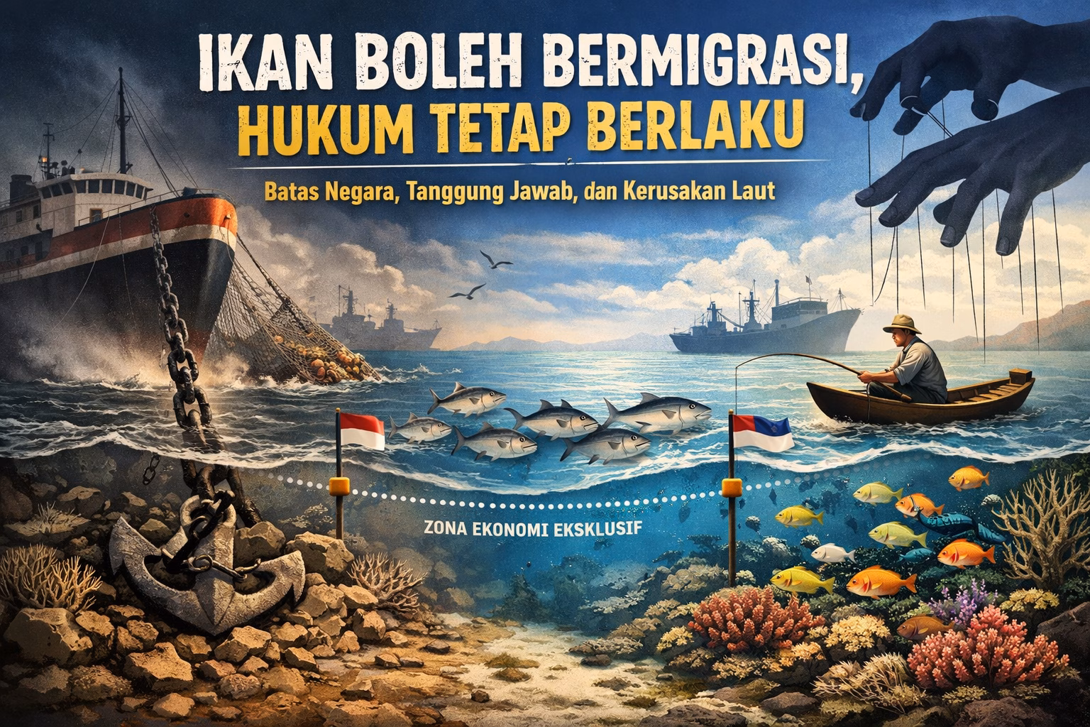 Ikan Boleh Bermigrasi, Hukum Tetap Berlaku: Batas Negara, Tanggung Jawab, dan Kerusakan Laut