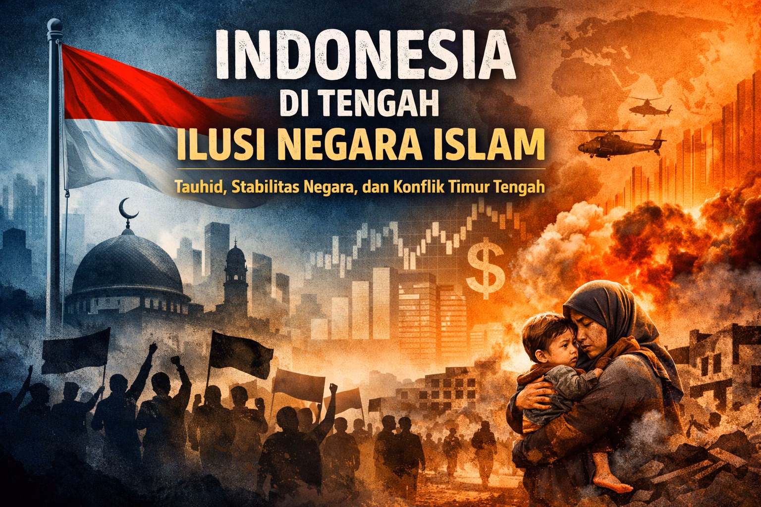 Resensi Buku: Indonesia di Tengah Ilusi Negara Islam