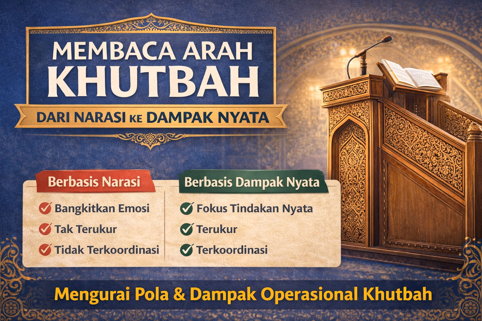 RESENSI BUKU: Membaca Arah Khutbah: Dari Narasi ke Dampak Nyata